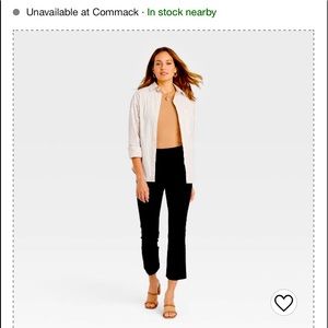 Women's Super-High Rise SlimFitCropped Kick Flare Pull-On Pants -ANew Day size2